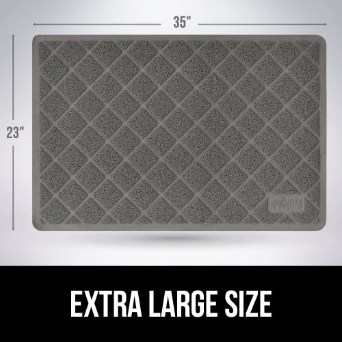 Original Premium Durable Cat Litter Mat, XL Jumbo, No Phthalate, Water Resistant, Traps Litter from Box and Cats, Scatter Control, Mats Soft on Kitty Paws, Easy Clean Mats