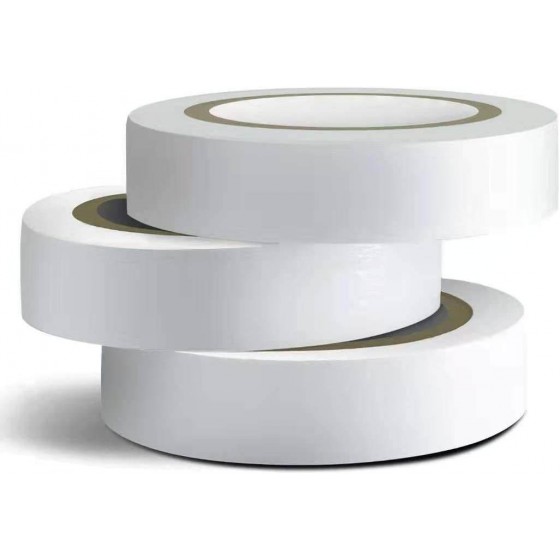 3PCS White Electrical Tape, Premium White Waterproof Tape, Flame Retardant Indoor Outdoor High Temperature Resistance Electric Tape