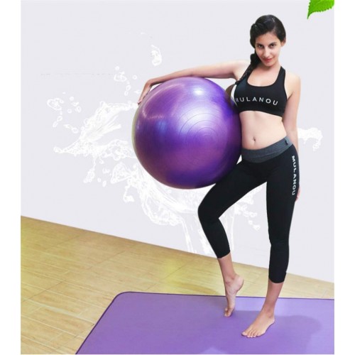 Exercise Ball Extra Thick Yoga Ball Chair, Anti-Burst Heavy Duty Stability Ball Supports 2200lbs, Birthing Ball with Quick Pump