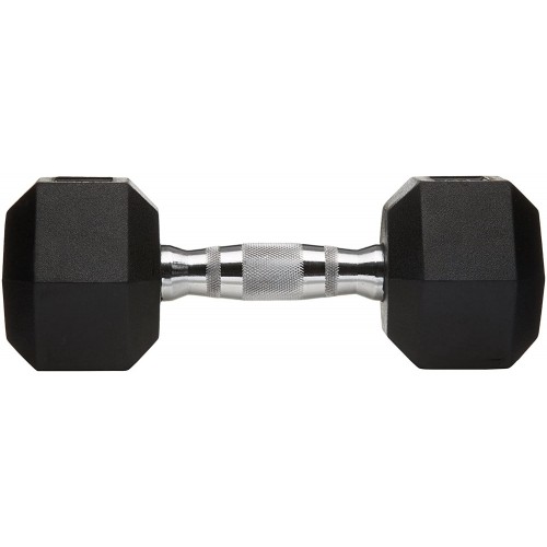 Rubber Encased Hex Hand Dumbbell Weight