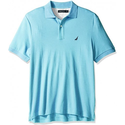  Men's Classic Fit Short Sleeve Solid Soft Cotton Polo Shirt
