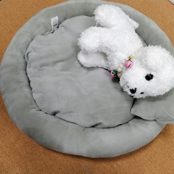 Dog Bed Comfortable Donut Cuddler Round Dog Bed