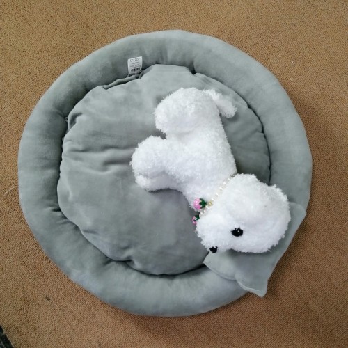 Dog Bed Comfortable Donut Cuddler Round Dog Bed