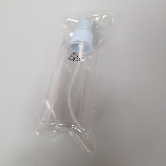 3.4oz/100ml Clear Spray Bottles Fine Mist Sprayer Refillable Liquid Container
