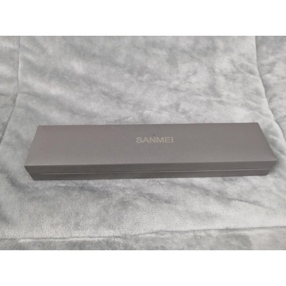 SANMEI Cotton Filled Cardboard Paper Jewelry Box Gift Case